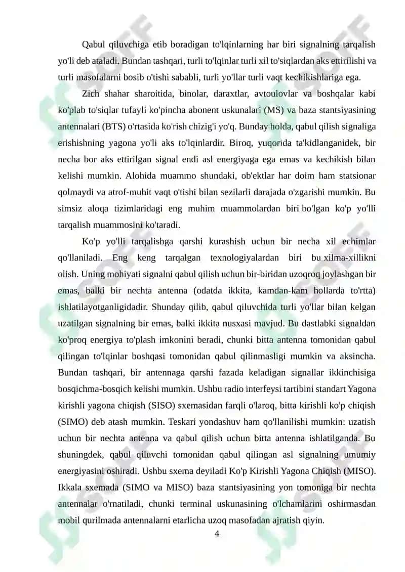 MIMO texnologiyasi 4