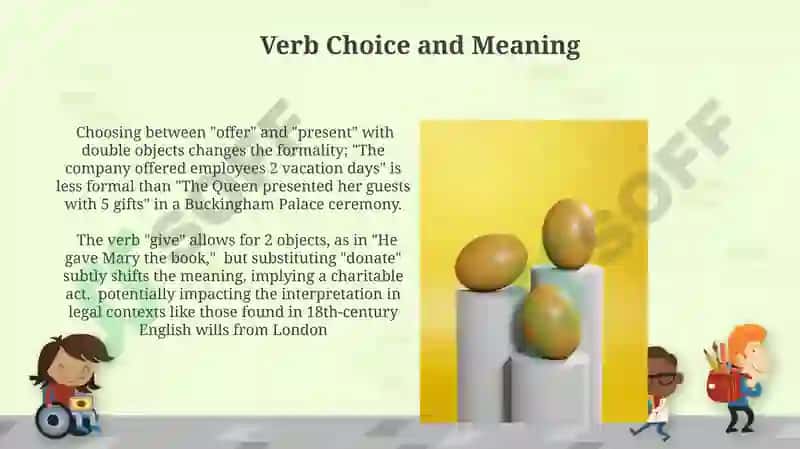 Double object werbs 4