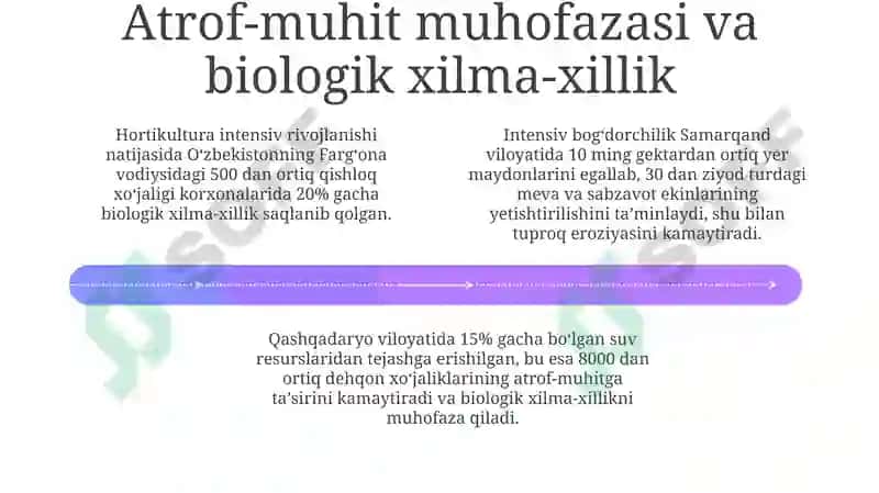 Bog'dorchilikning jadal rivojlanishining ijtimoiy-iqtisodiy ahamiyati 4