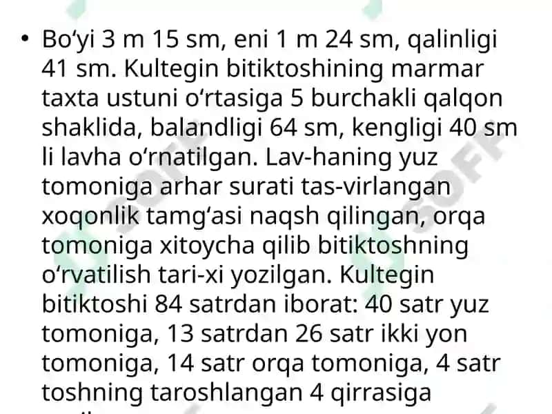 Kultegin Bitiktoshi 4