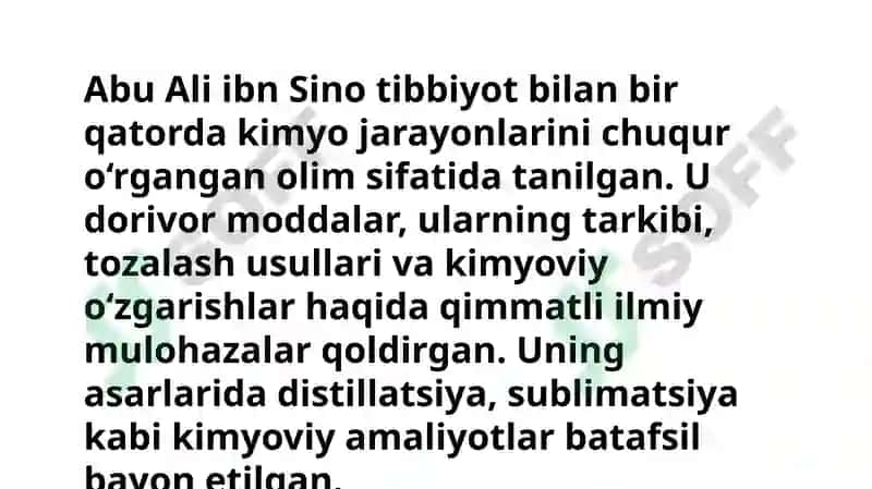 Kimyo fanining rivojlanishda oʻz hissalarini qoʻshgan Oʻzbekistonlik olimlari 4