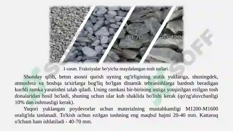 Qurilish materiallari sifatni nazorat qilish va baholash usullari FANIDAN TAQDIMOT 4