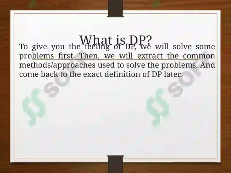 Dynamic Programming (DP) 4
