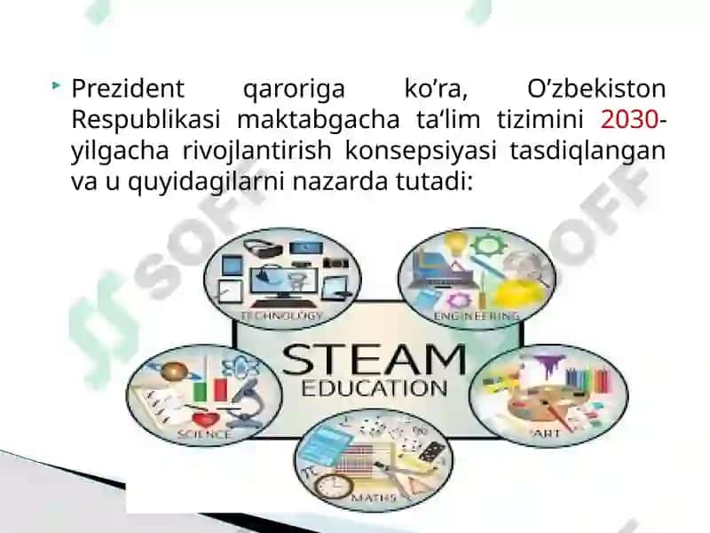 STEAM ta'lim texnologiyasini qo'llashda tarbiyachining kommentensiyalarini rivojlantirish 4