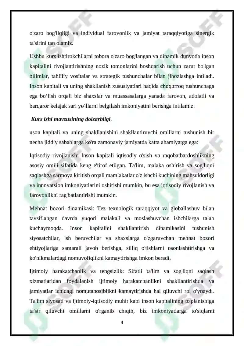 Inson Kapitali va Uni Shakillantirish Xususiyatlar 4