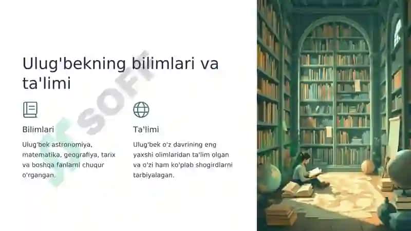 Mirzo Ulug'bek - davlat arbobi va buyuk olim 4