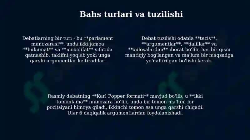 Bahs yuritish sanʼati 4