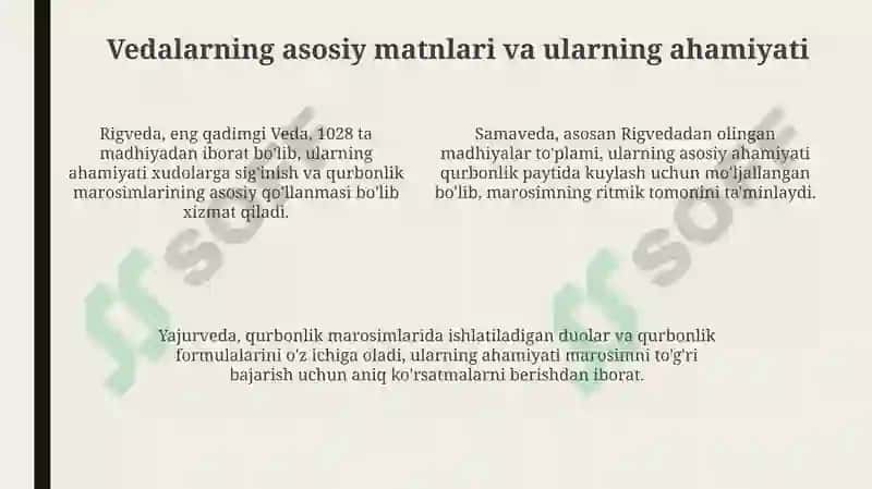 Milliy dinlar- vedizm dini talimotida diniy axloqiy qarashlar 4