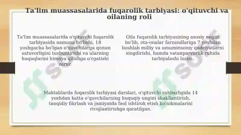 Fuqarolik tarbiyasi 4