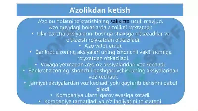 KOMPANIYALARDA ULUSHLI MULKI YOHUD ULUSHLI KAPITAL 4