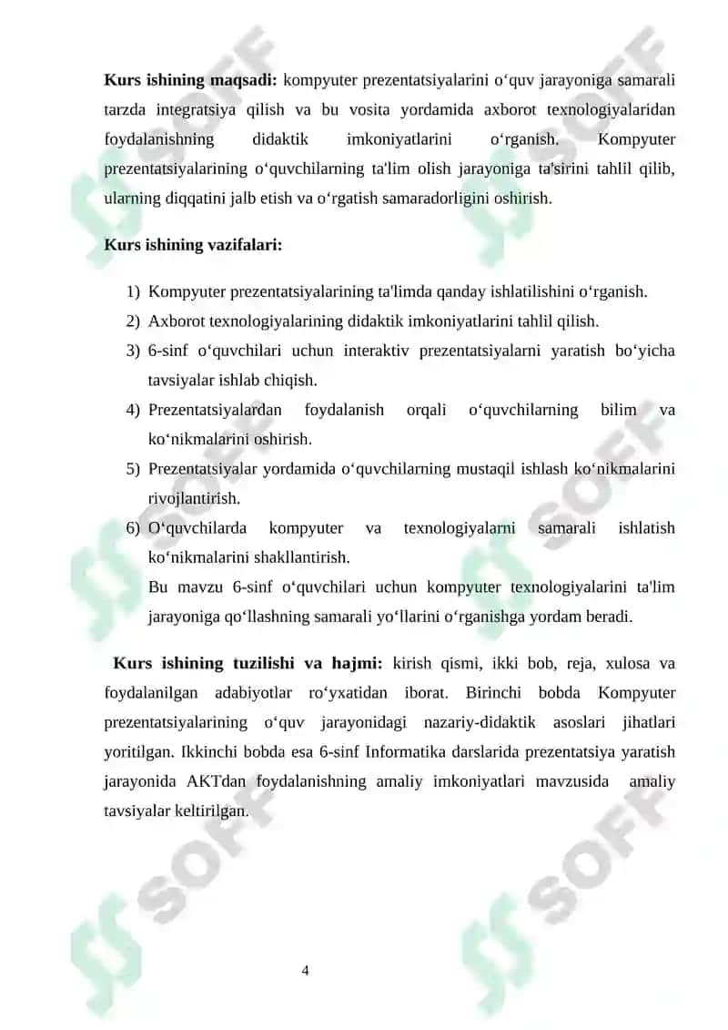 6-sinfda Kompyuter prezentatsiyalari mavzusida AKT dan foydalanishning didaktik imkoniyatlari 4