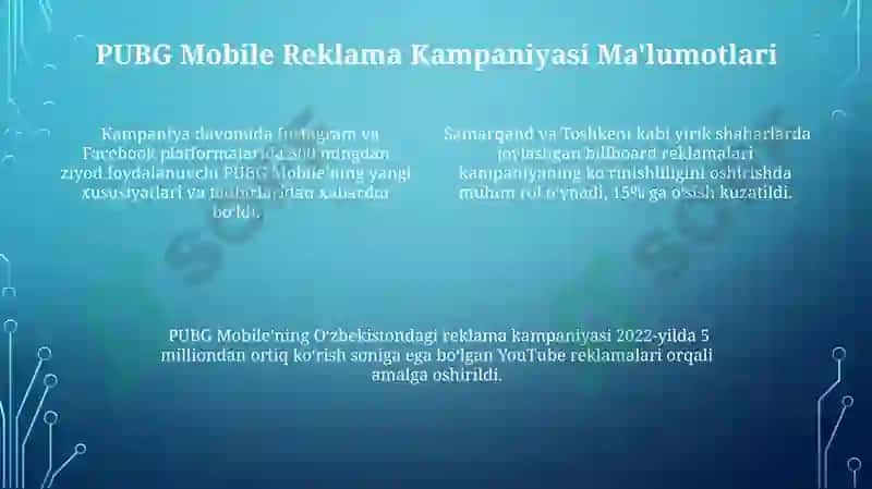 PUBG Mobile Kampaniya ma'lumoti 4
