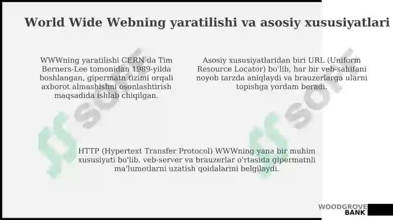 Internet va Butunjahon Internet tarmogʻining ixtirosi 4