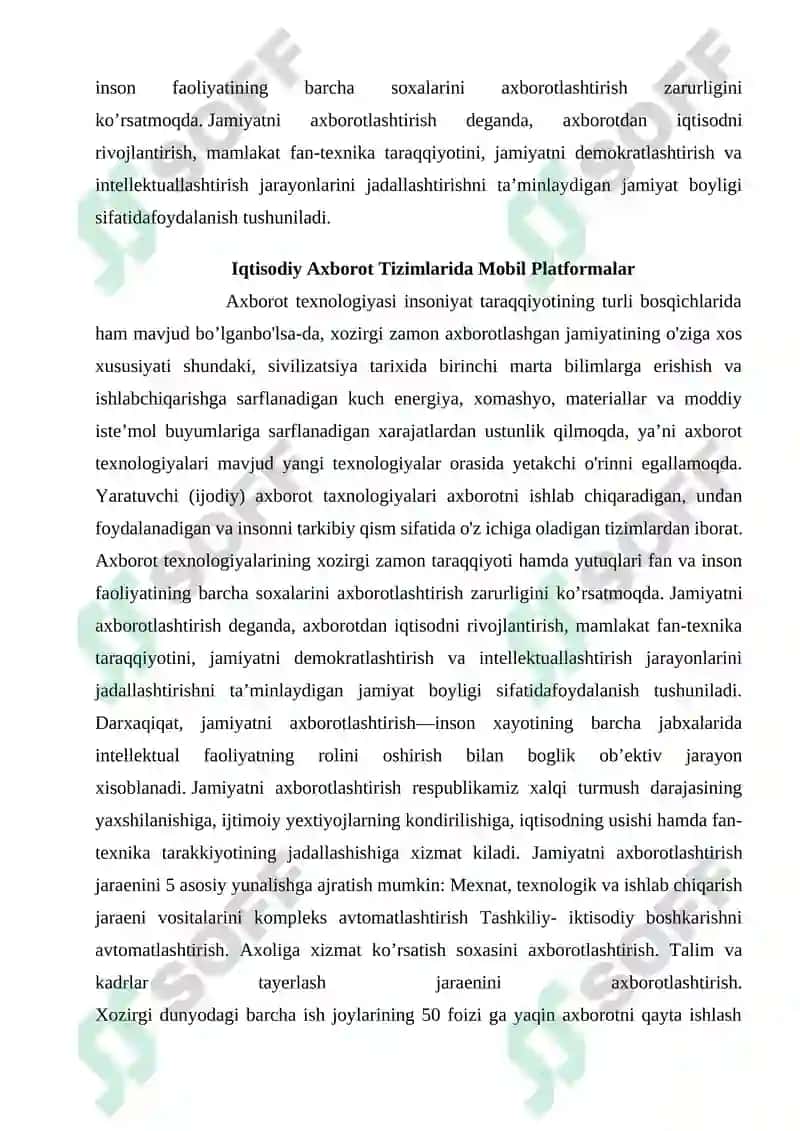 Iqtisodiy axborot tizimlarida mobil platformalar tehnologiyalari 4