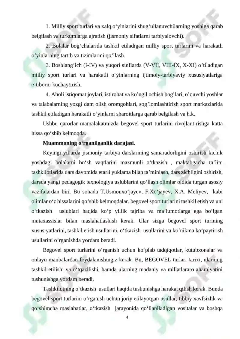 6-7 YOSHLI BOLALARGA BEGOVEL HAYDASH METODIKASINI O‘RGATISH VA UNING AFZALLIKLARI 4