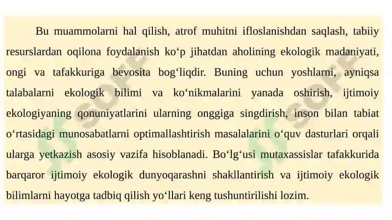 Globalekologik inqirozniyuzaga kelish sabablari 4