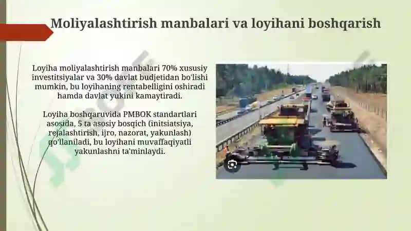 Yirik transport qurilish loyihalari 4