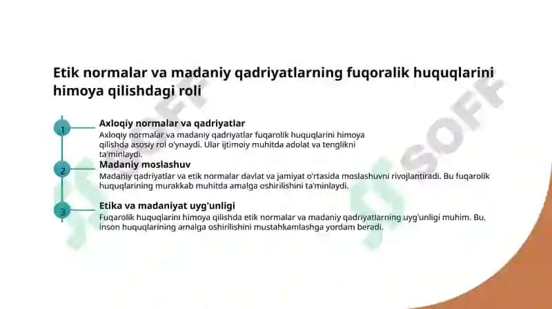 Fuqoralik huquqini amalga oshirish jarayonda ahloq normalari va ishbilarmonlik etikasi qoydalari 4