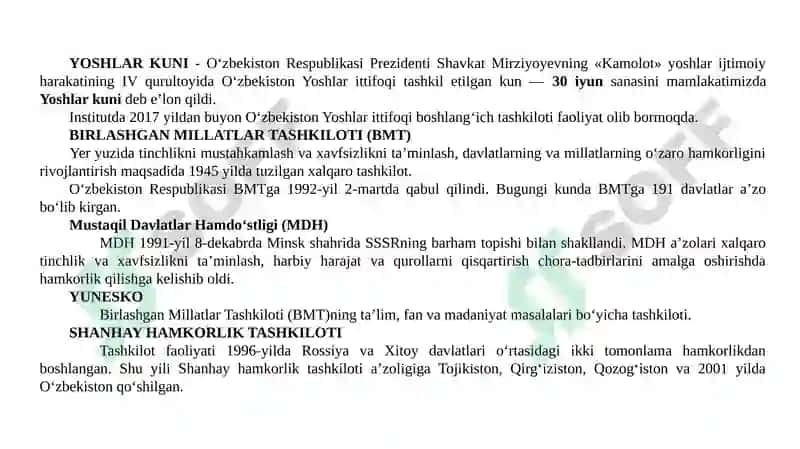 O‘ZBEKISTON RESPUBLIKASI KONSTITUTSIYASI 4