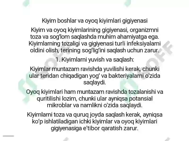 KIYIM BOSHLAR VA OYOQ 4