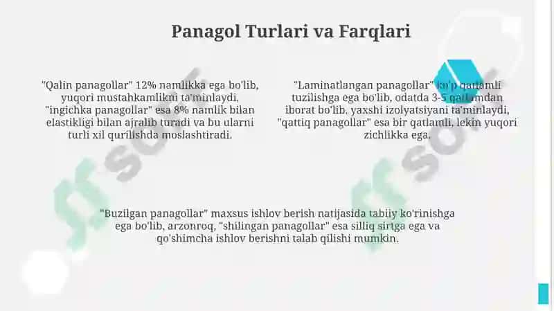 Panagohlarning turlari 4