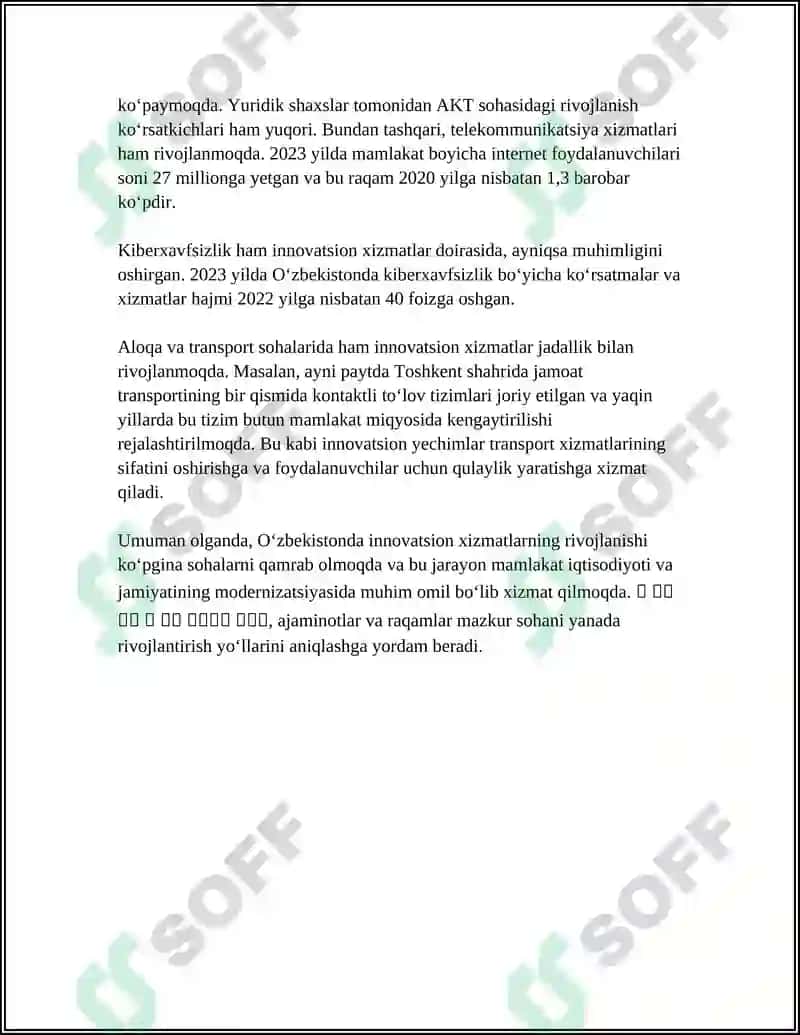 INNOVATSION XIZMATLARNI ISHLAB CHIQISH VA TARG’IB QILISH 4