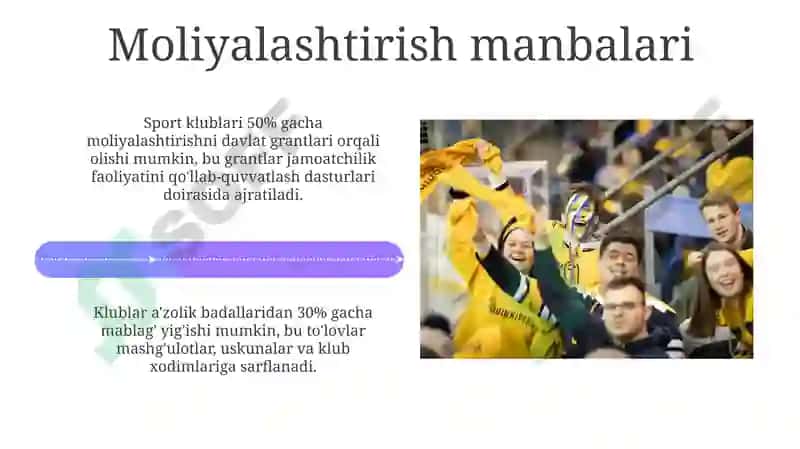 Sport turlari boʻyicha to'garaklarni tashkil qilish va oʻtkazish 4