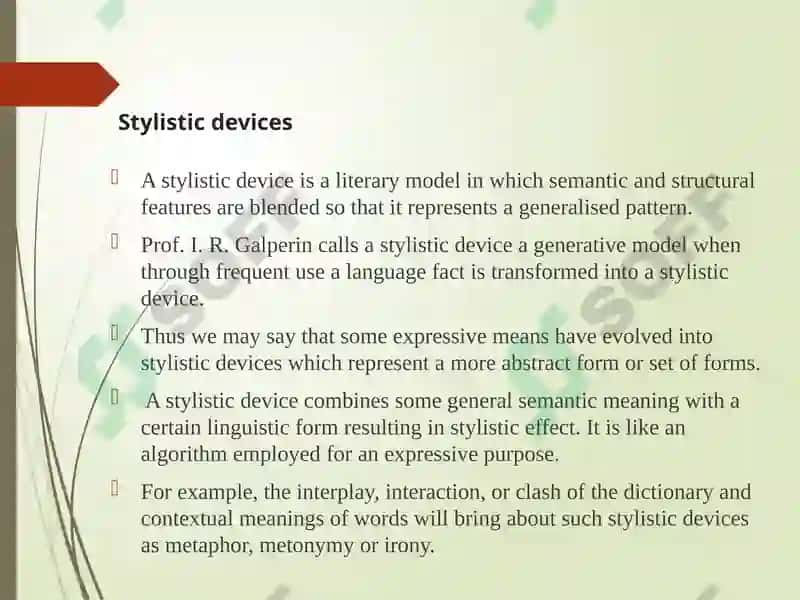 Expressive means and stylistic devices 4