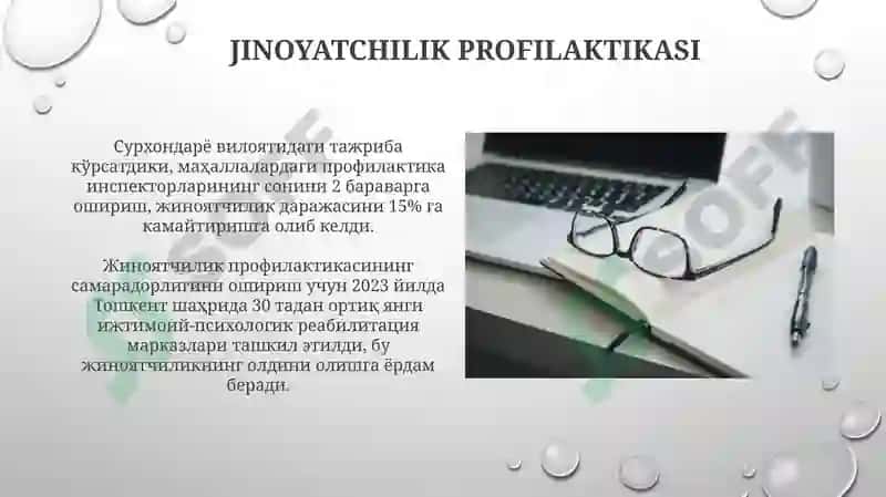 Jinoyat Huquqiga oid Siyosatni Amalga Oshirishning Asosiy Yo'nalishlari 4
