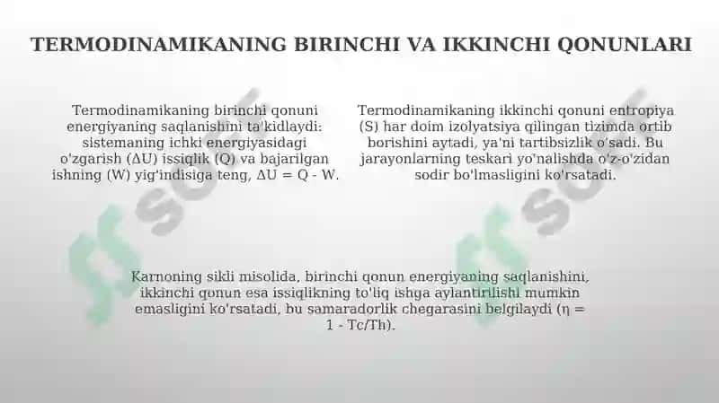 Kimyoviy termodinamika asoslari 4