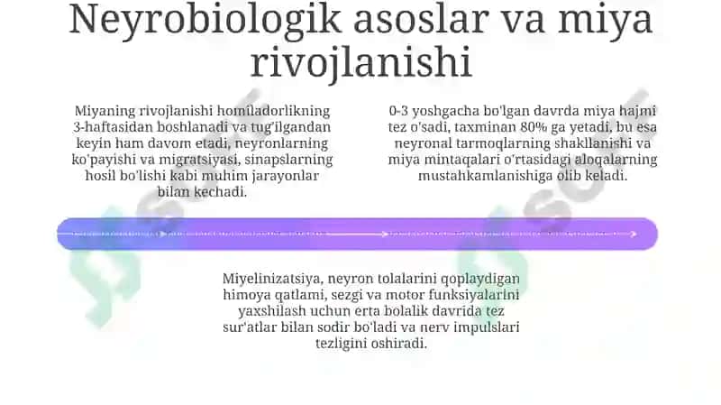 Kognitiv rivojlanishni qo'llab-quvvatlash va baholash 4