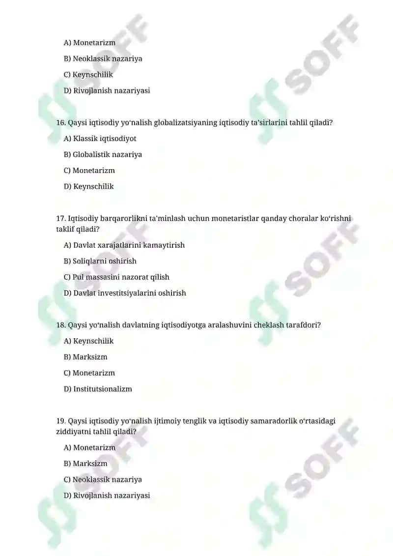 Hozirgi zamon iqtisodiyot nazariyasi 4