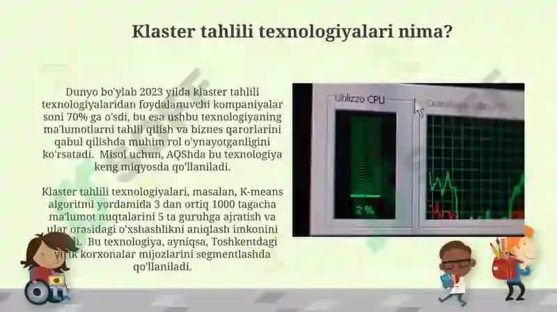 Klaster guruhlashtirish texnalogiyasi 4