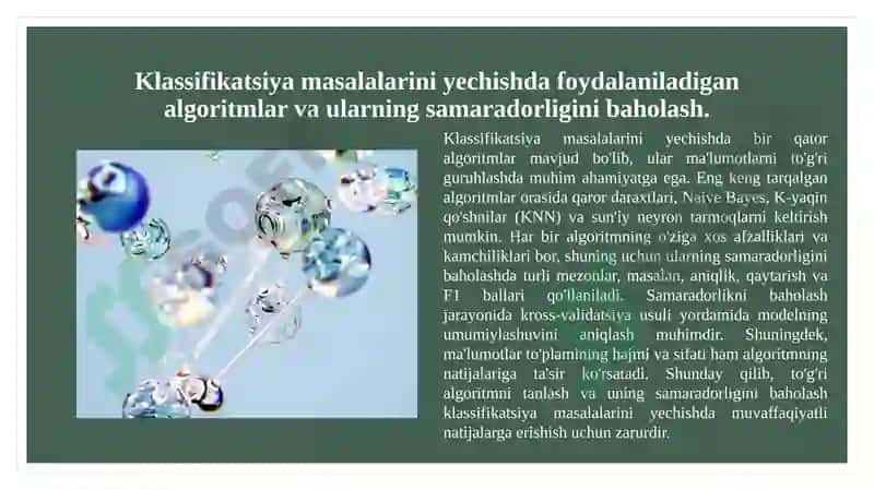 Mashina o'qitish metodologiyasi 4