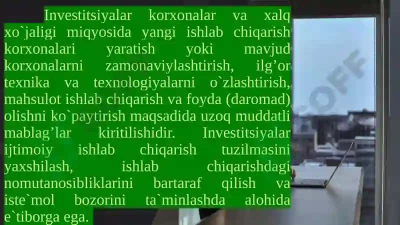 Investitsion va tijoratlashtirish mexanizmlari: ijara, lizing va franchayzing 4