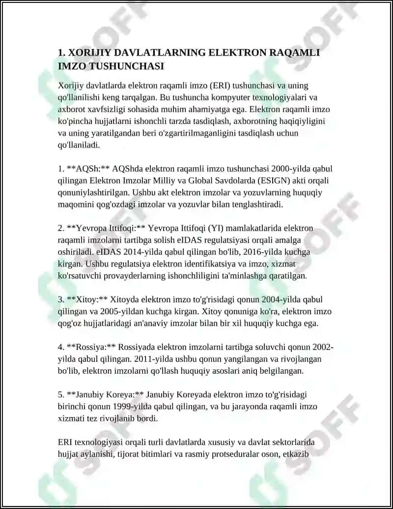 XORIJIY DAVLATLARNING ELEKTRON RAQAMLI IMZO ALGORITMLARI TAHLILI 4