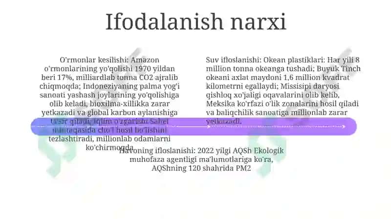 Ekologiya tabiatni muhofaza qilish va iqtisodiyot 4