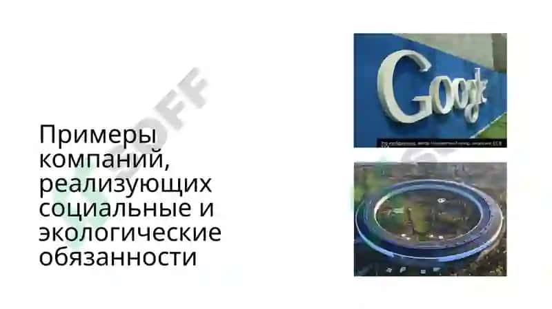 Социальные и экологические обязанности крупных фирм 4
