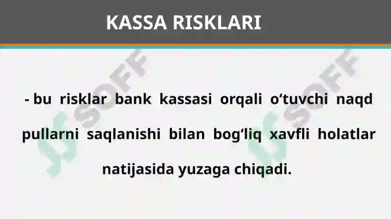 Banklarning aktiv operatsiyalari bo'yicha risklar 4