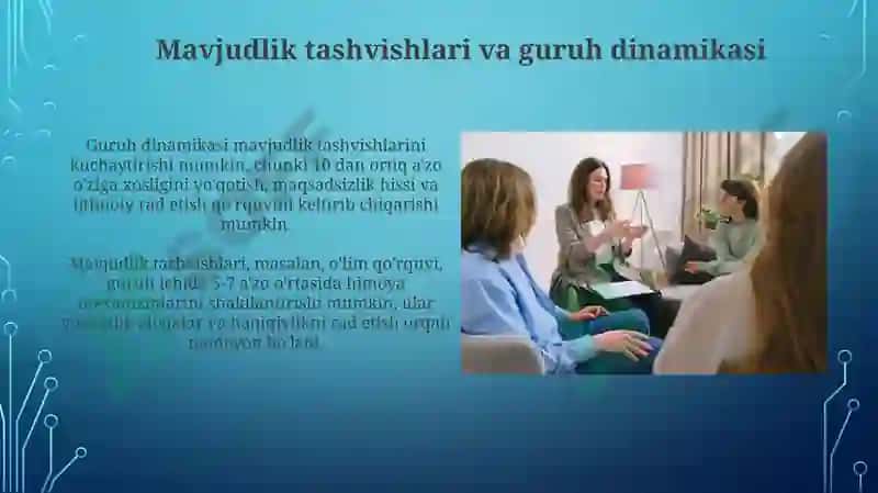 Guruh ekzistensial yondashuv 4