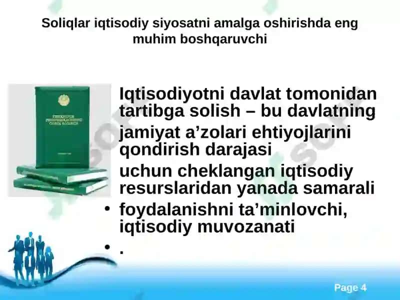 MAKROIQTISODYOT FANIDAN TAYORLAGAN MUSTAQIL ISHI 4