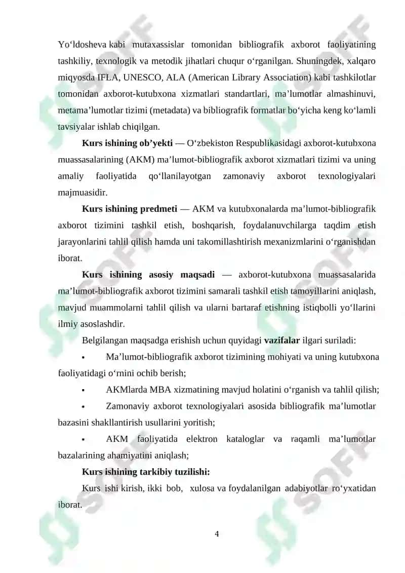 AKM va kutubxonalarning MBA (ma'lumot bibliografik axborot)tashkil etish va takomillashtirish 4