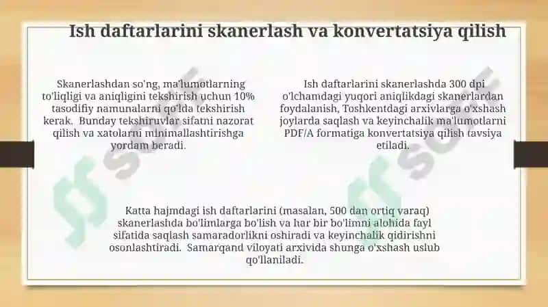 Raqamlashtirilgan ish daftarlariga kirish va qidiruv tizimlari 4