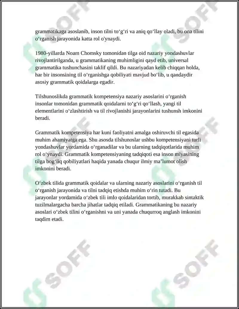 O’QITUVCHINING GRAMMATIK VA USLUBIY KOMPETENSIYASI 4