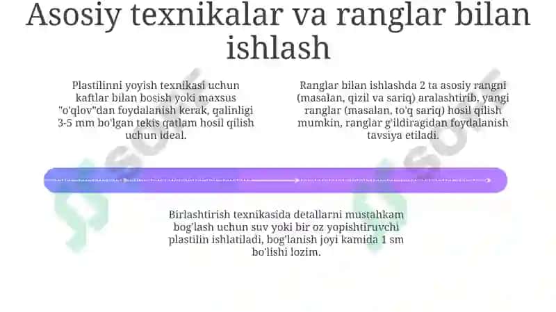 Plastilin va loy bilan ishlash 4