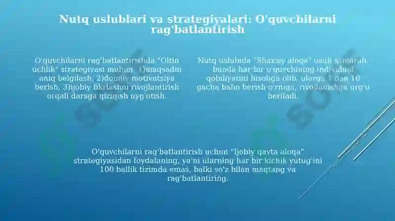 Boshlang'ich Sinf O'qituvchisining Notiqligi 4