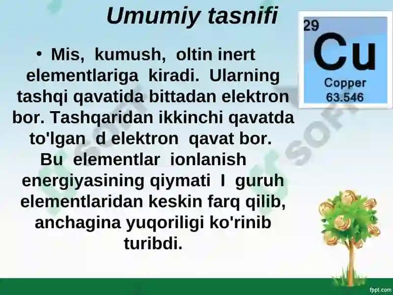 Kimyoviy elementlar davriy jadvalida joylashgan o`rni va atom tuzilishi 4