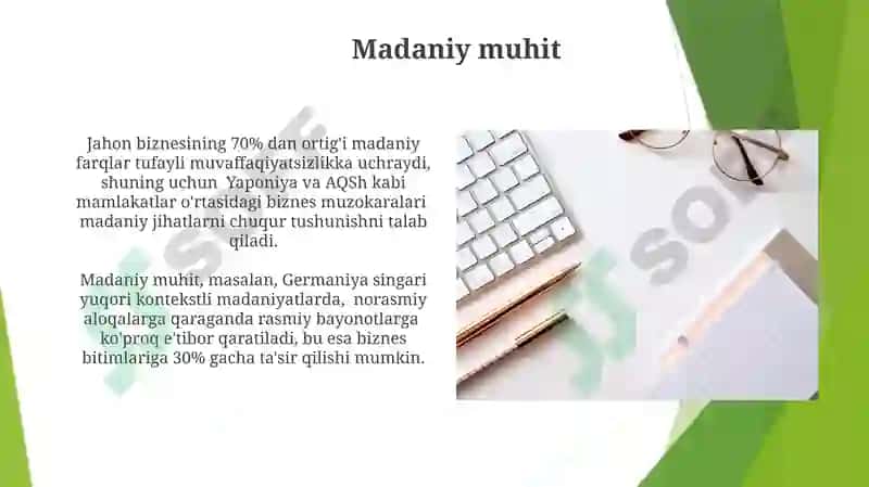 Xalqaro Biznesning Global Muhiti 4