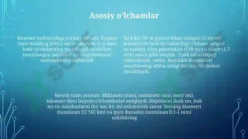 O'lchov texnikalari 4