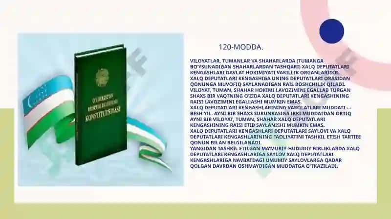 Mahalliy davlat hokimiyati organlari va fuqarolarning o'zini-o'ziboshqarish organlari 4